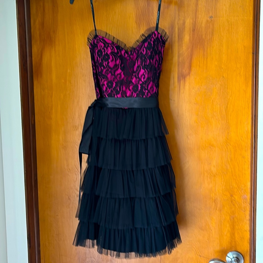 Masquerade Strapless & Ruffle Dress 💕